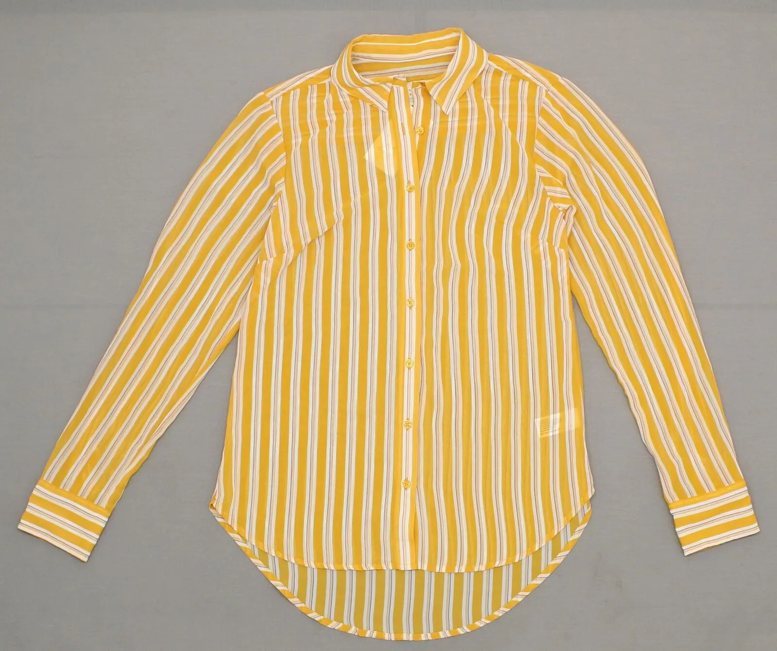 A New Day Women's Long Sleeve Striped Crepe Blouse Shirt Top