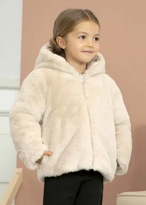 Abel & Lula Reversible Faux Fur Puffer Jacket