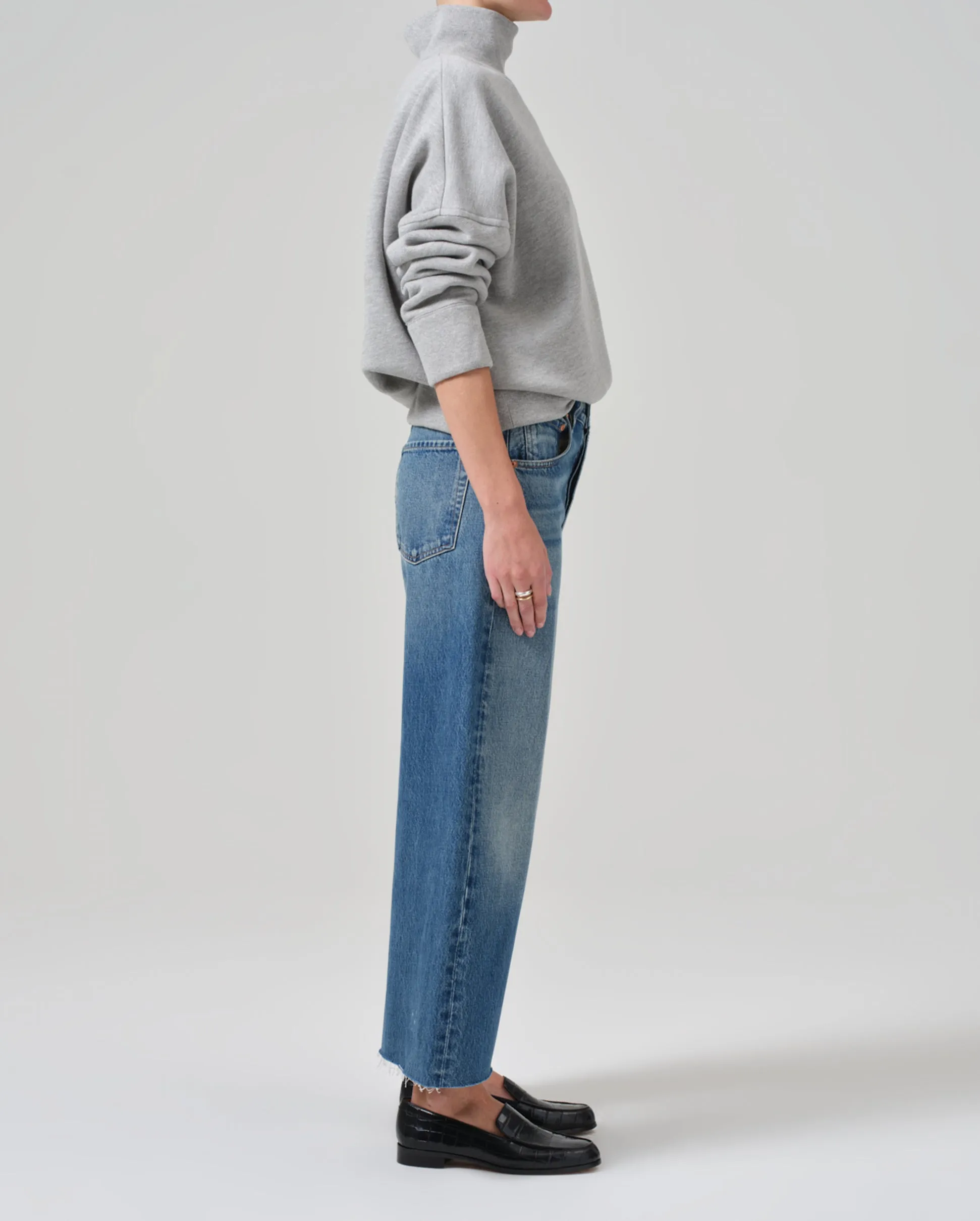 AYLA RAW HEM CROP / DOHENY