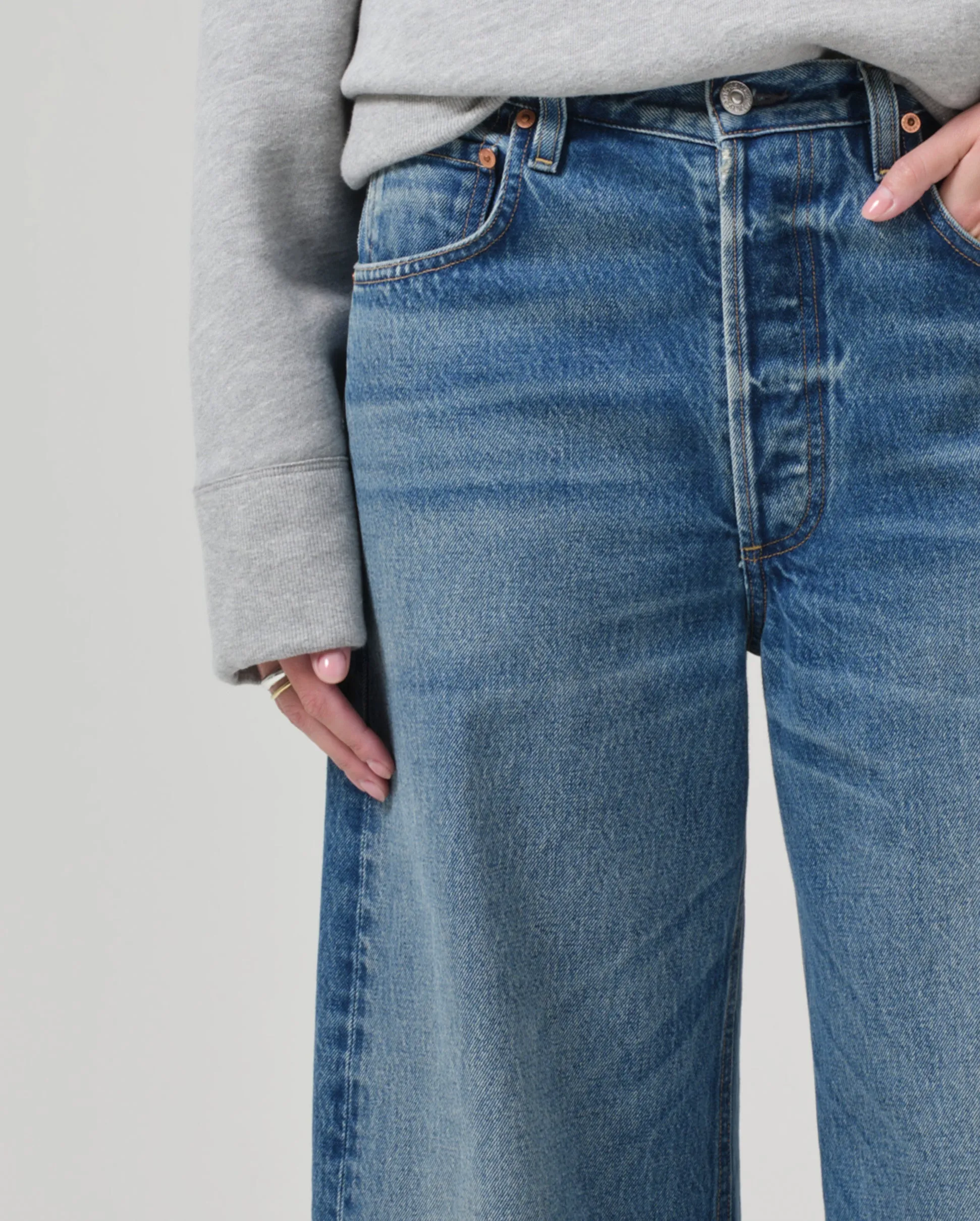 AYLA RAW HEM CROP / DOHENY