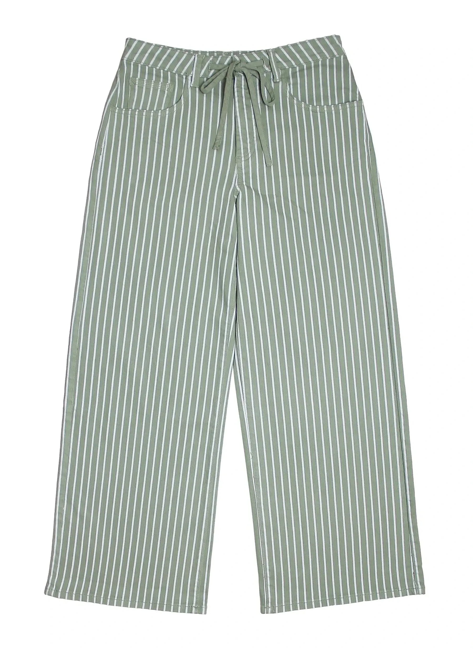 Blake Jean - Vintage Moss Wide Stripe