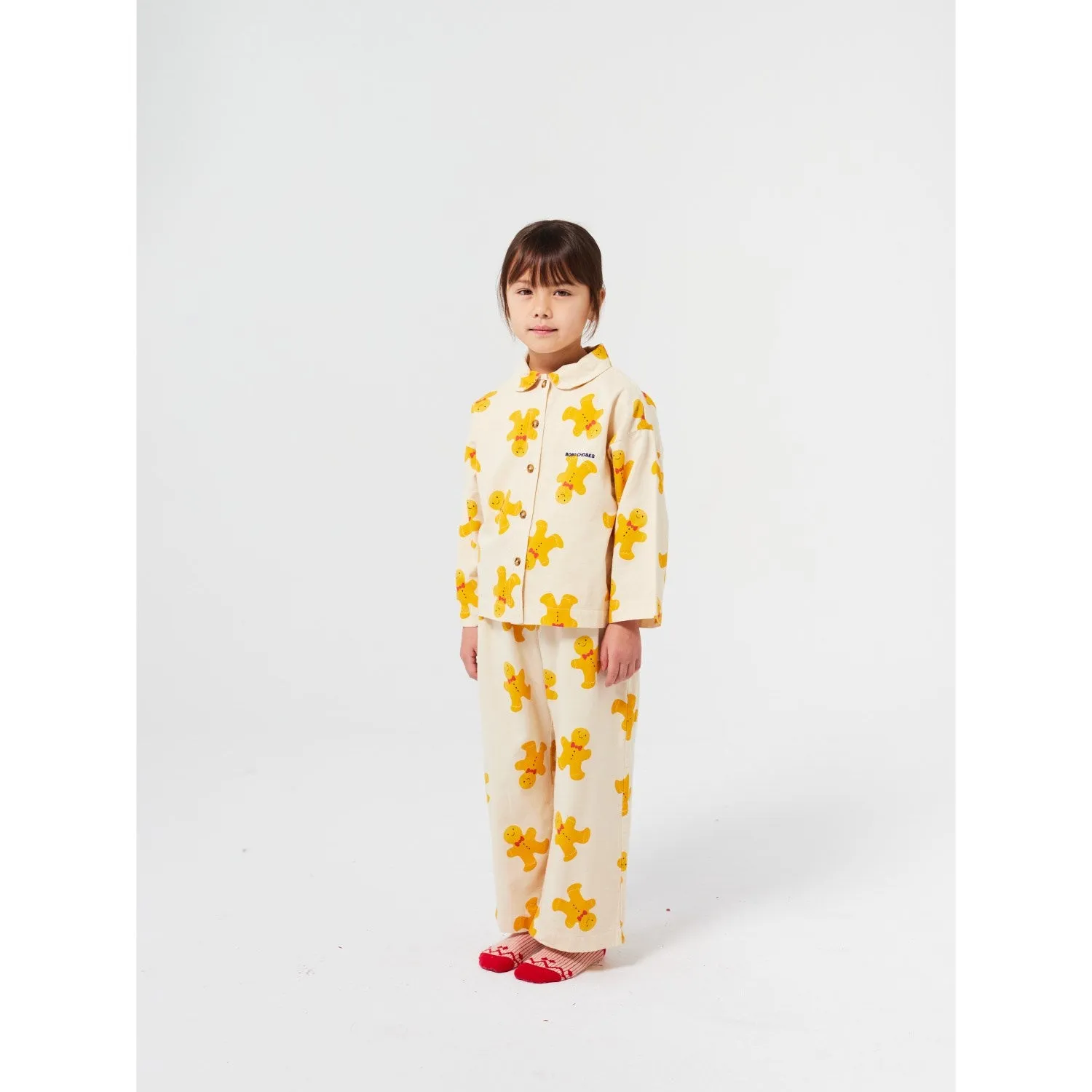 Bobo Choses Offwhite Gingerbread All Over Lounge Set