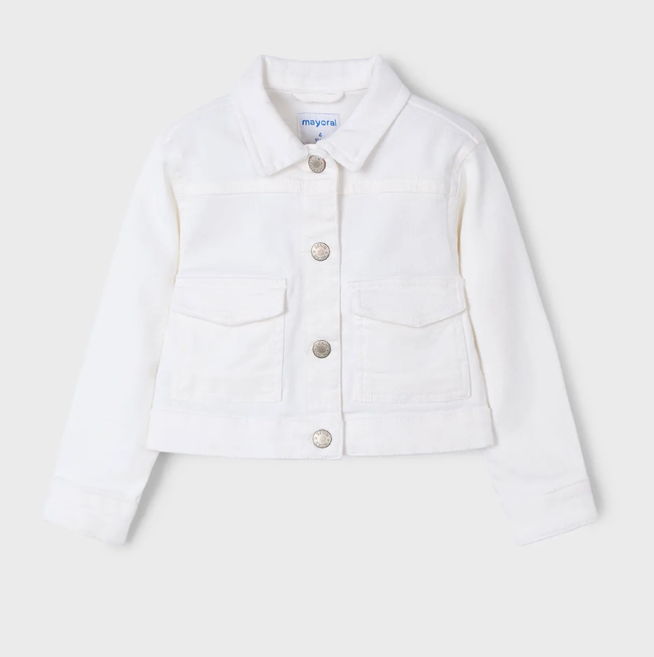 Chelsea White Denim Jacket