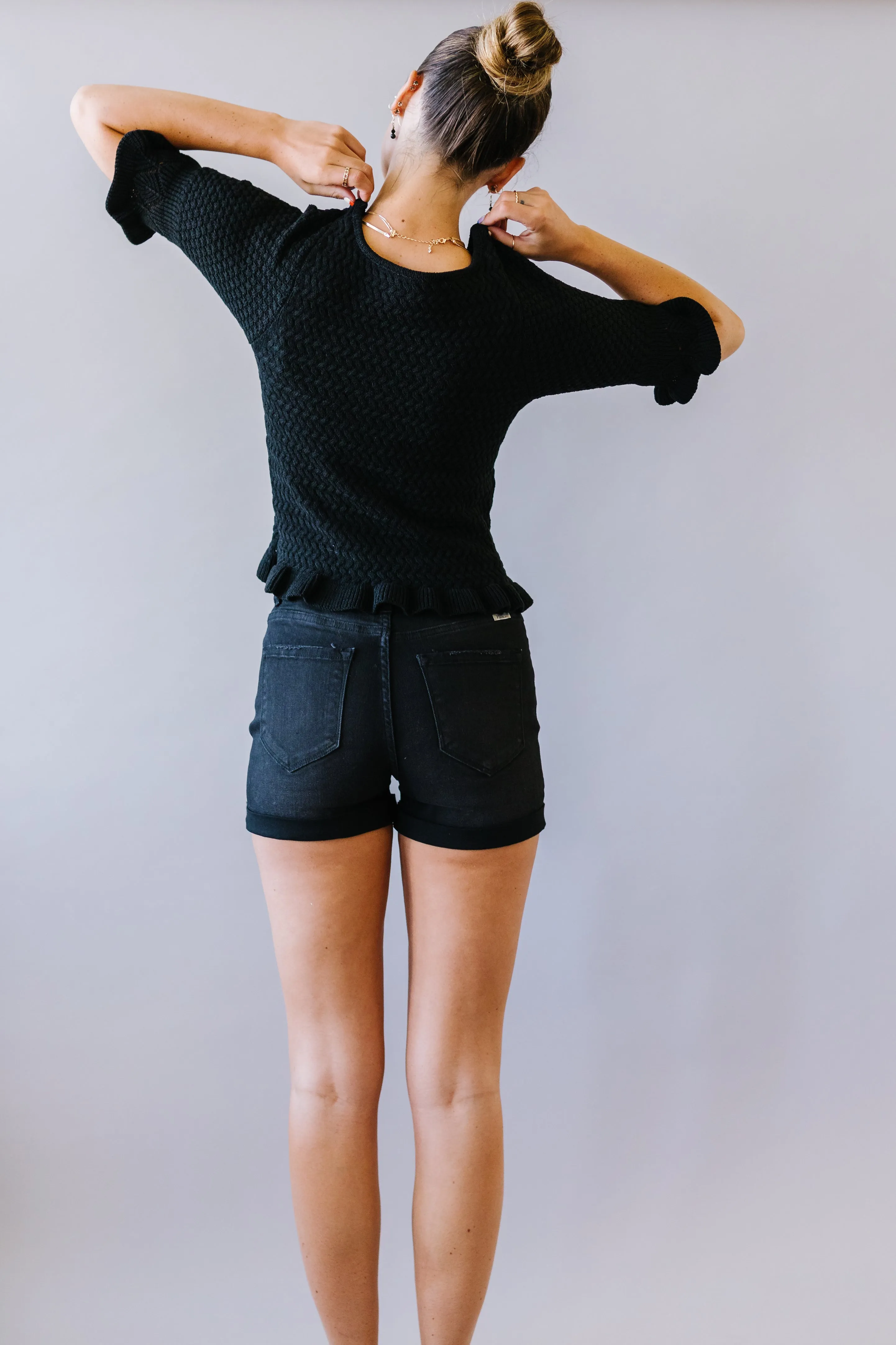 Coronado Distressed Cuffed High Rise Shorts