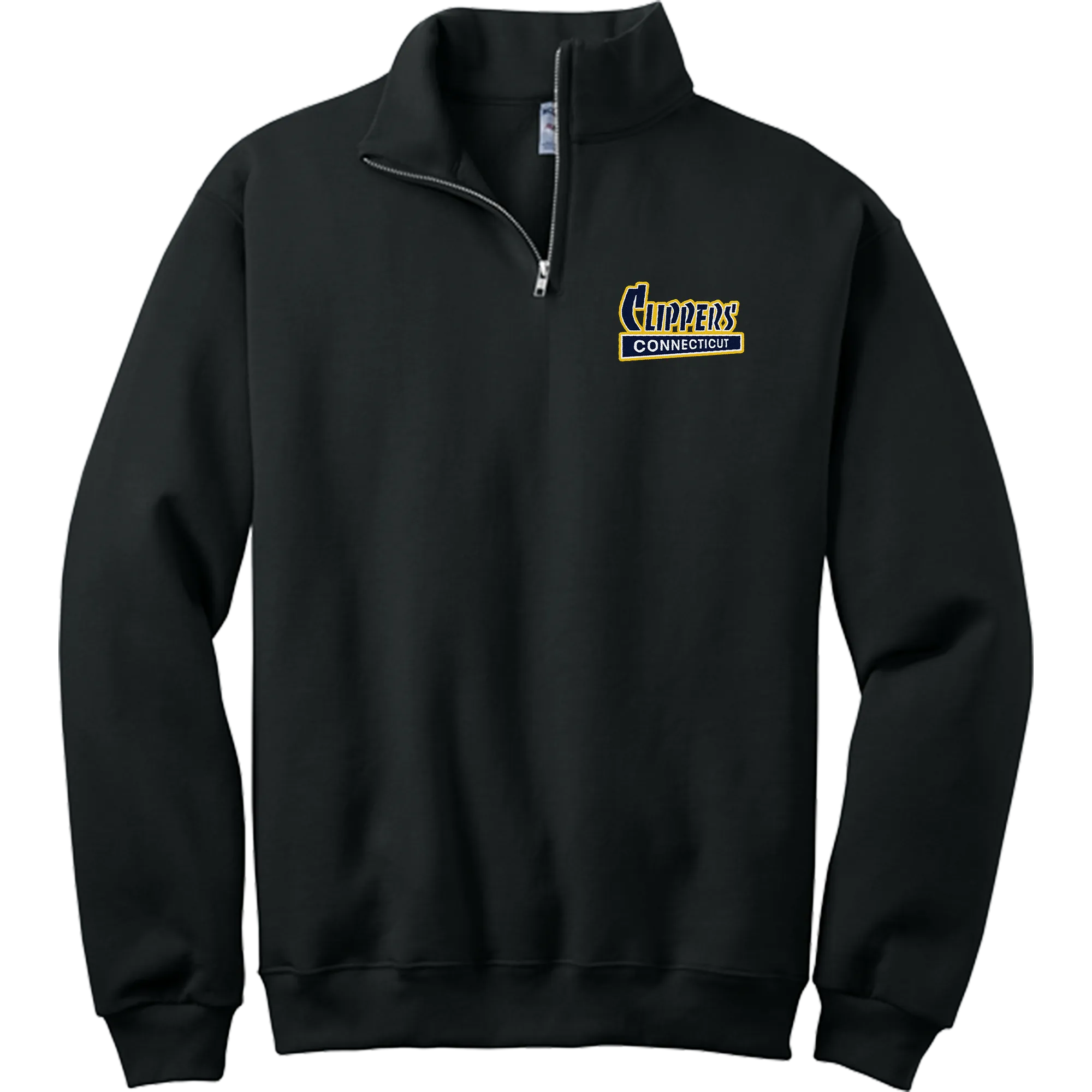 CT Clippers NuBlend 1/4-Zip Cadet Collar Sweatshirt