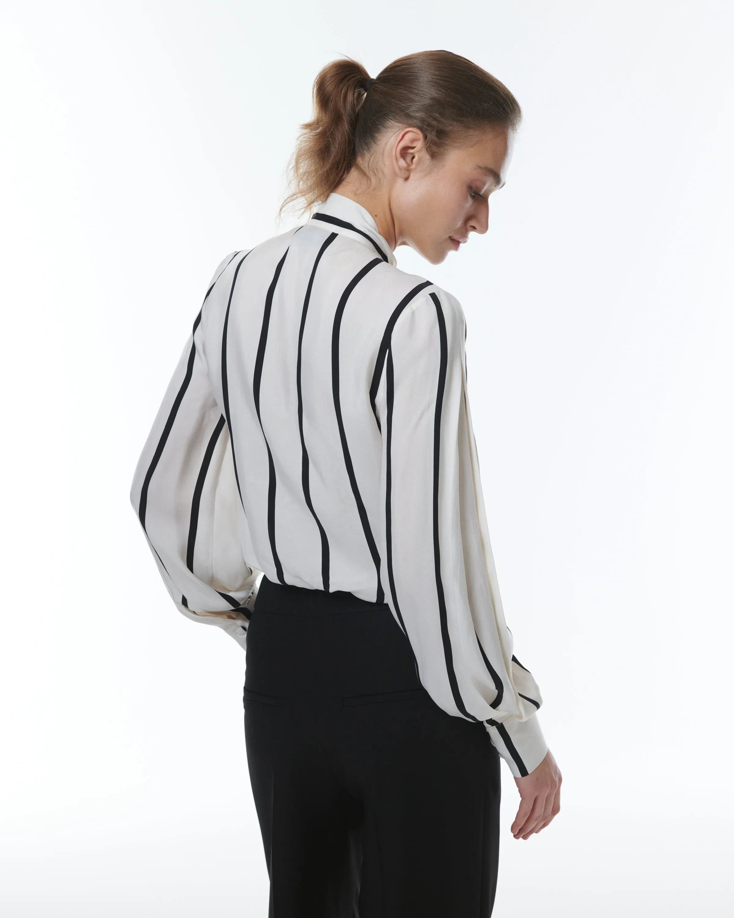 Delia Tie-Front Blouse