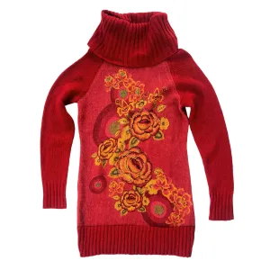 Desigual Floral Sweater Dress