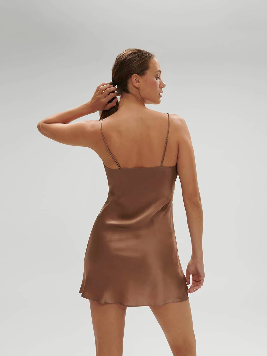 Dream Silk Dress - Macchiato