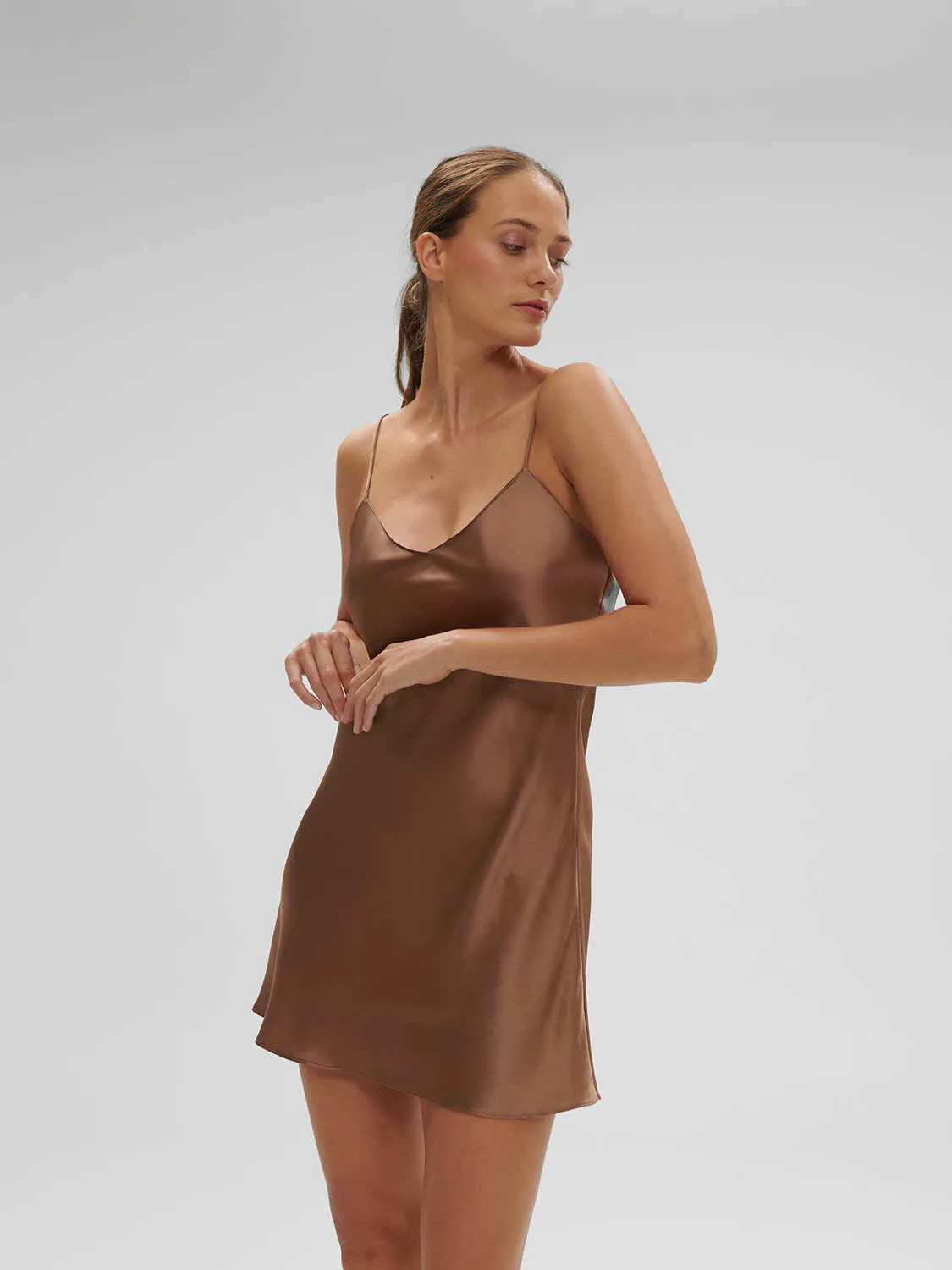 Dream Silk Dress - Macchiato