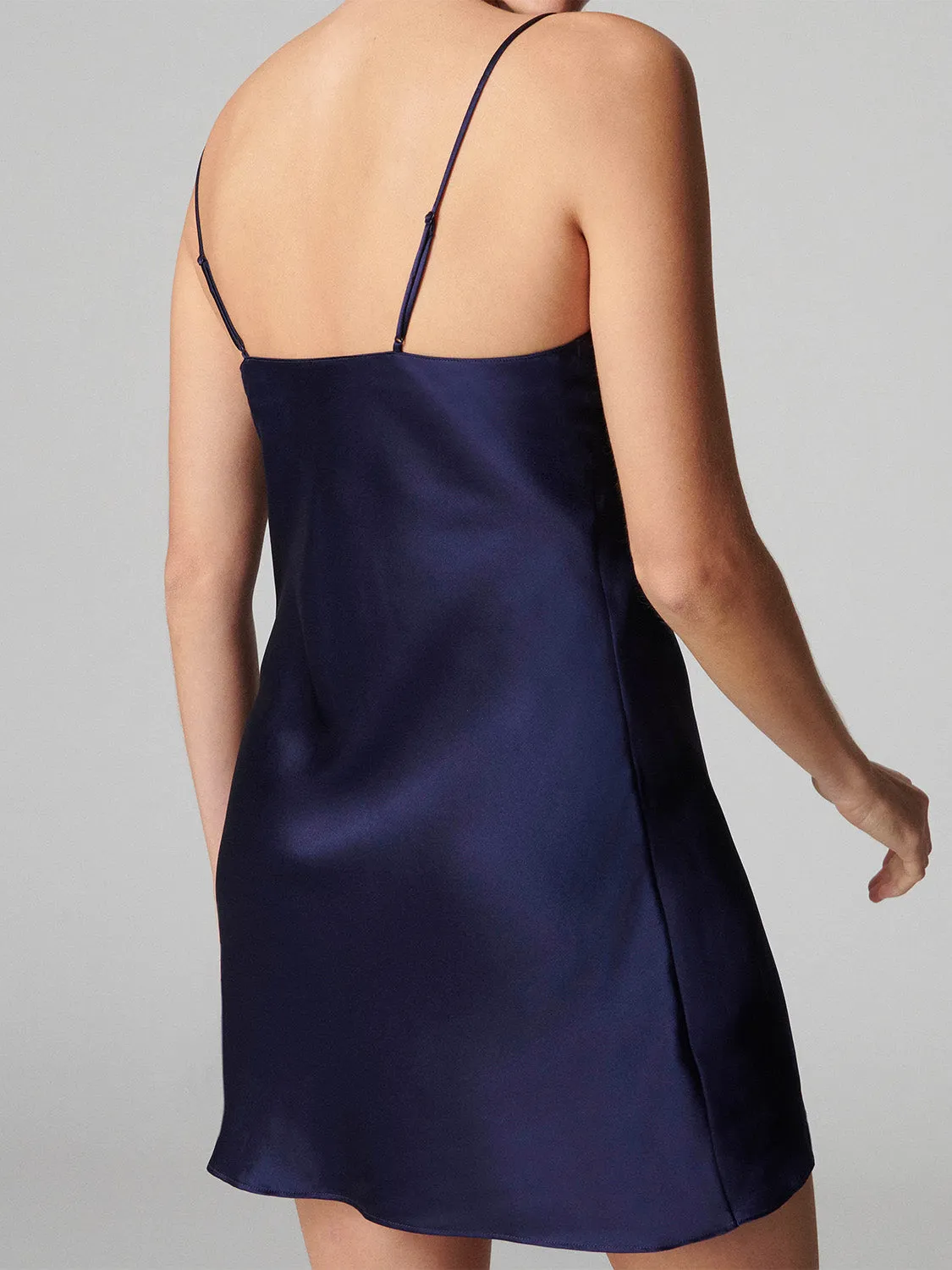 Dream Silk Dress - Midnight
