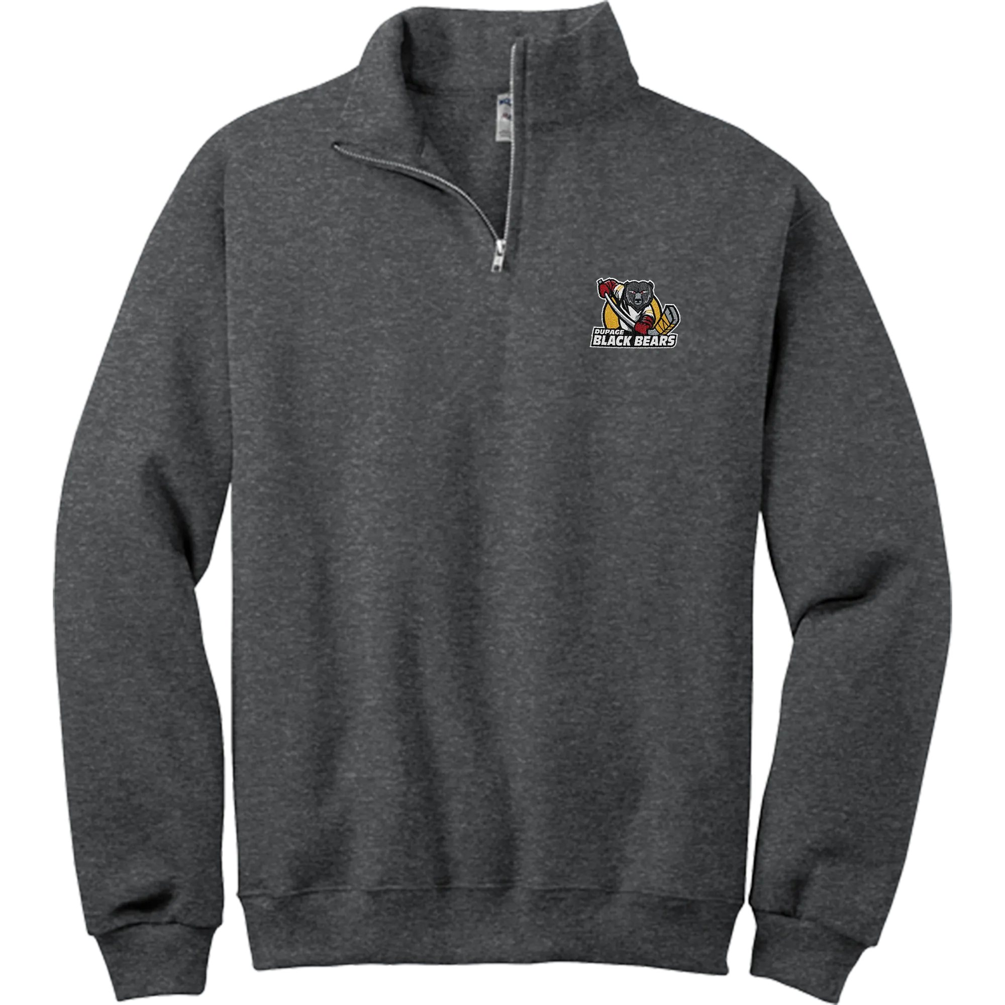 Dupage Black Bears NuBlend 1/4-Zip Cadet Collar Sweatshirt