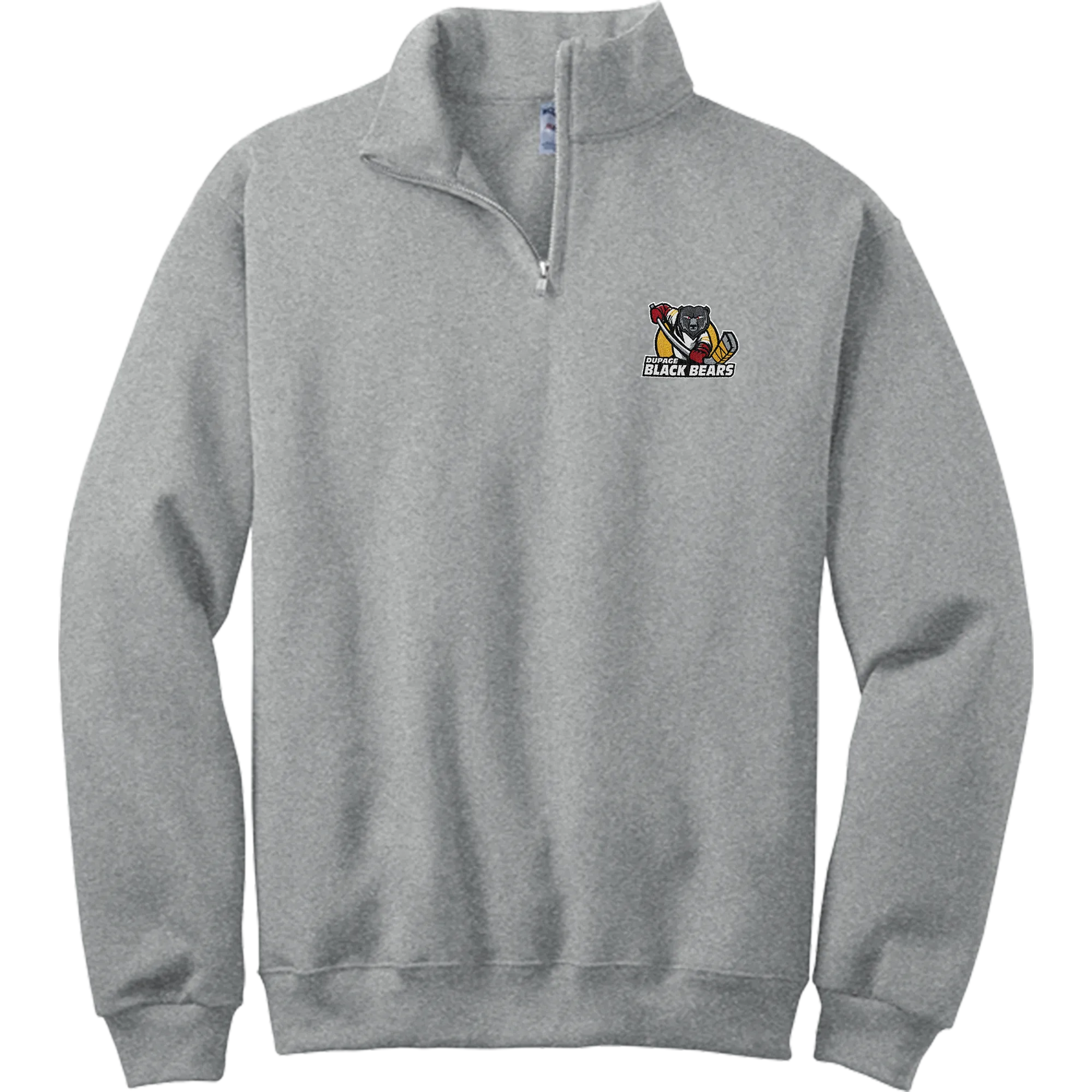 Dupage Black Bears NuBlend 1/4-Zip Cadet Collar Sweatshirt