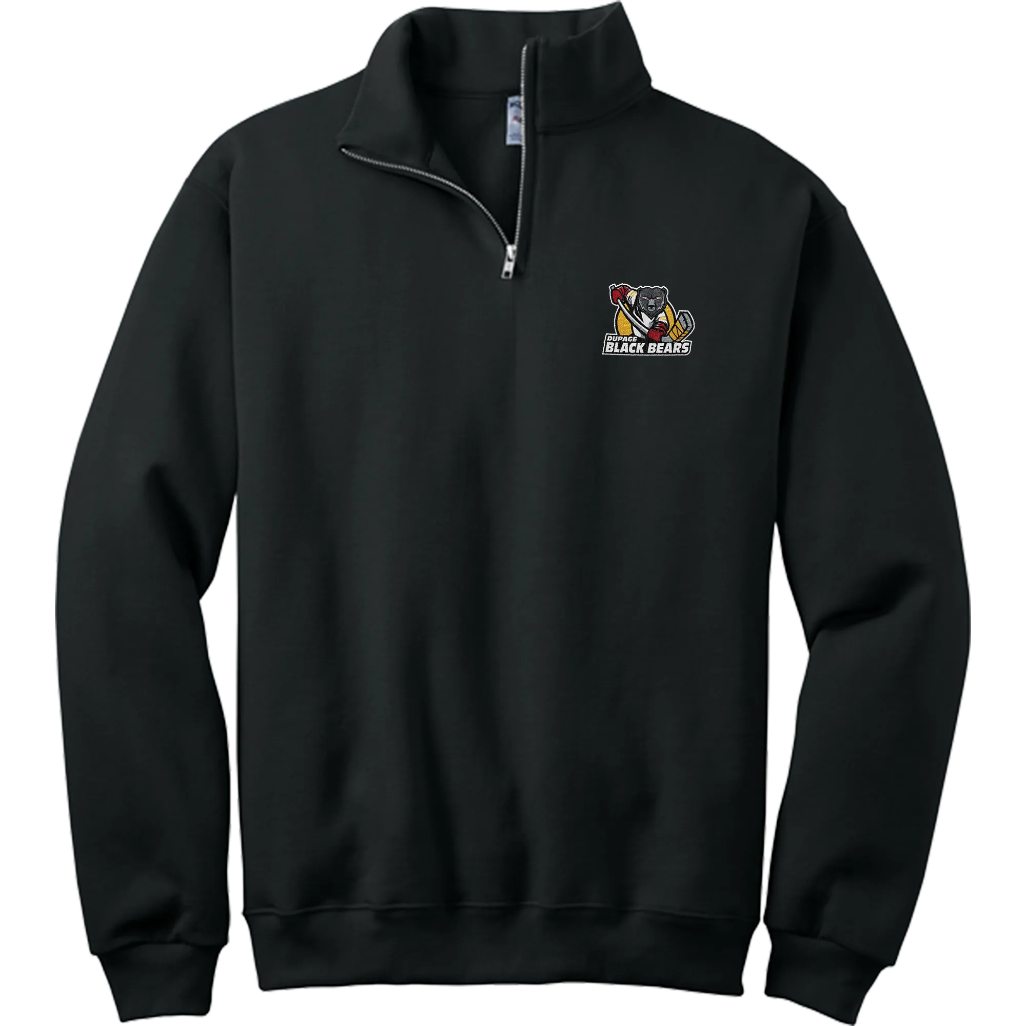 Dupage Black Bears NuBlend 1/4-Zip Cadet Collar Sweatshirt