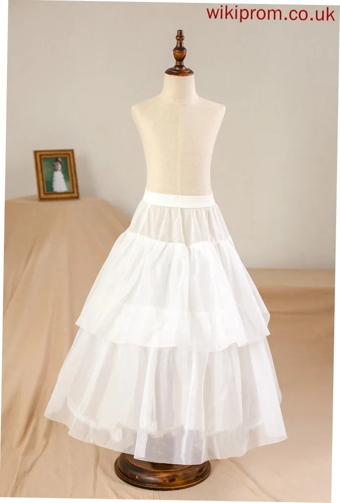 Floor-length Flower Ball-Gown/Princess (Petticoat Girl Sleeveless Scoop Organza/Satin With Dress Bow(s) - NOT included) Allyson Neck Flower Girl Dresses