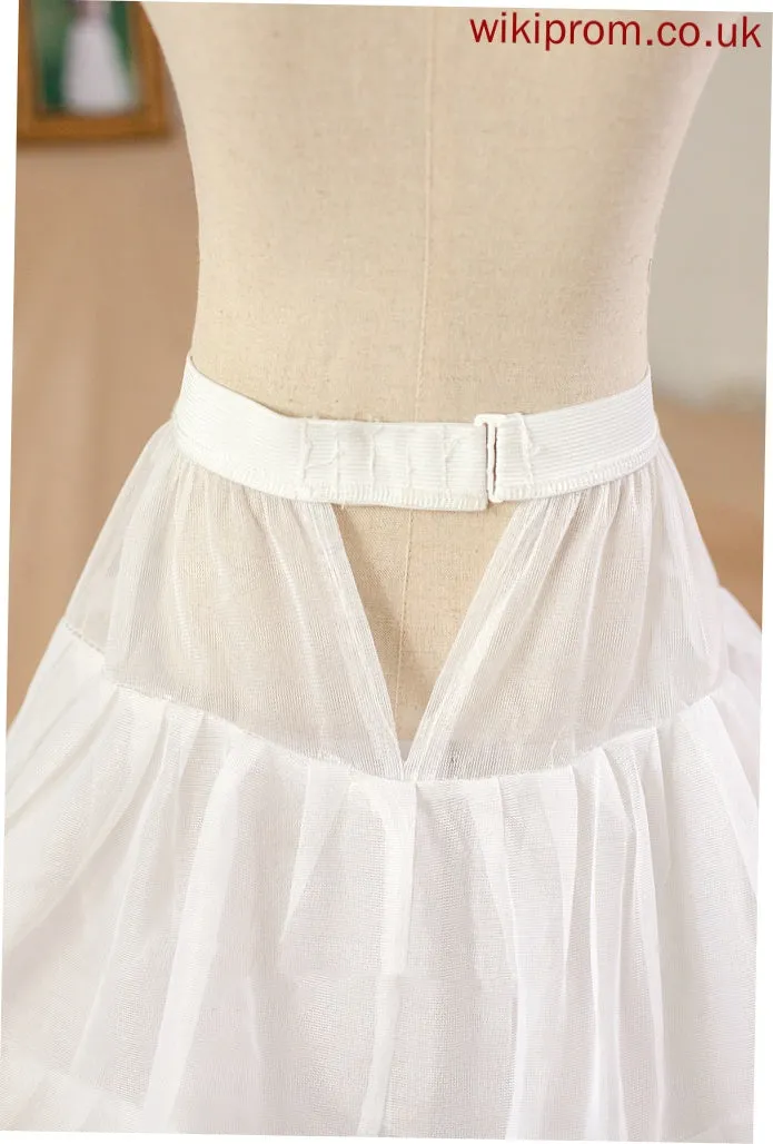Floor-length Flower Ball-Gown/Princess (Petticoat Girl Sleeveless Scoop Organza/Satin With Dress Bow(s) - NOT included) Allyson Neck Flower Girl Dresses