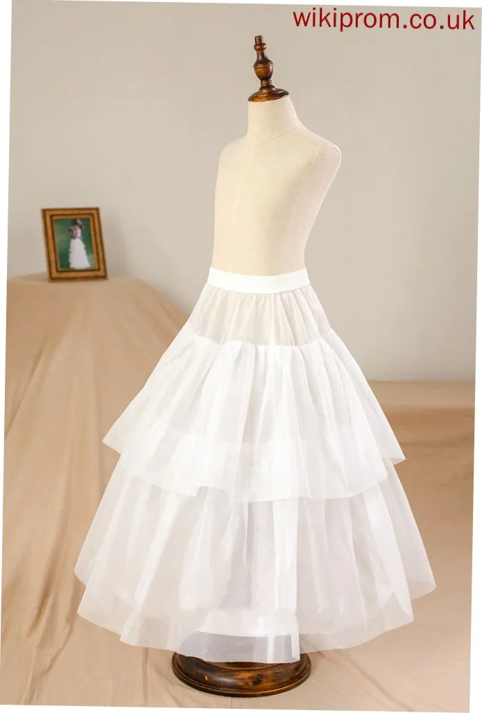 Floor-length Flower Ball-Gown/Princess (Petticoat Girl Sleeveless Scoop Organza/Satin With Dress Bow(s) - NOT included) Allyson Neck Flower Girl Dresses