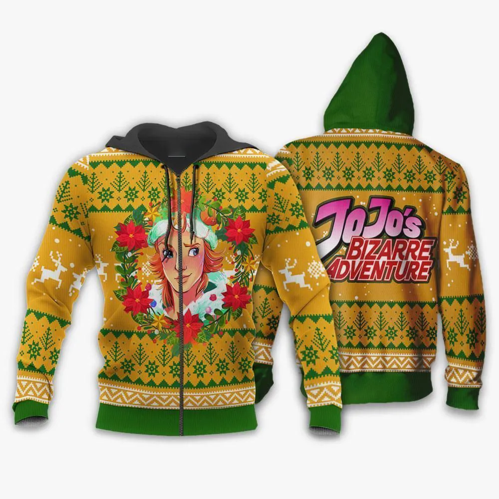 Giftngon - Dio Brando Ugly Christmas Sweater JoJo's Anime Xmas Hoodie For Kids