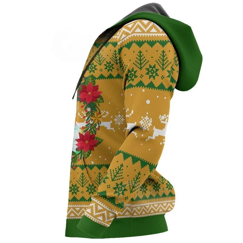 Giftngon - Dio Brando Ugly Christmas Sweater JoJo's Anime Xmas Hoodie For Kids