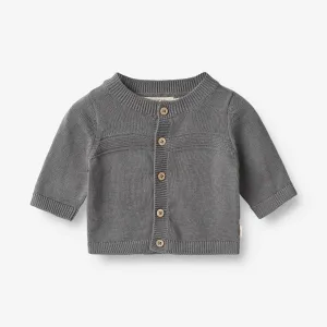 Knit Cardigan Sofus | Baby - autumn sky