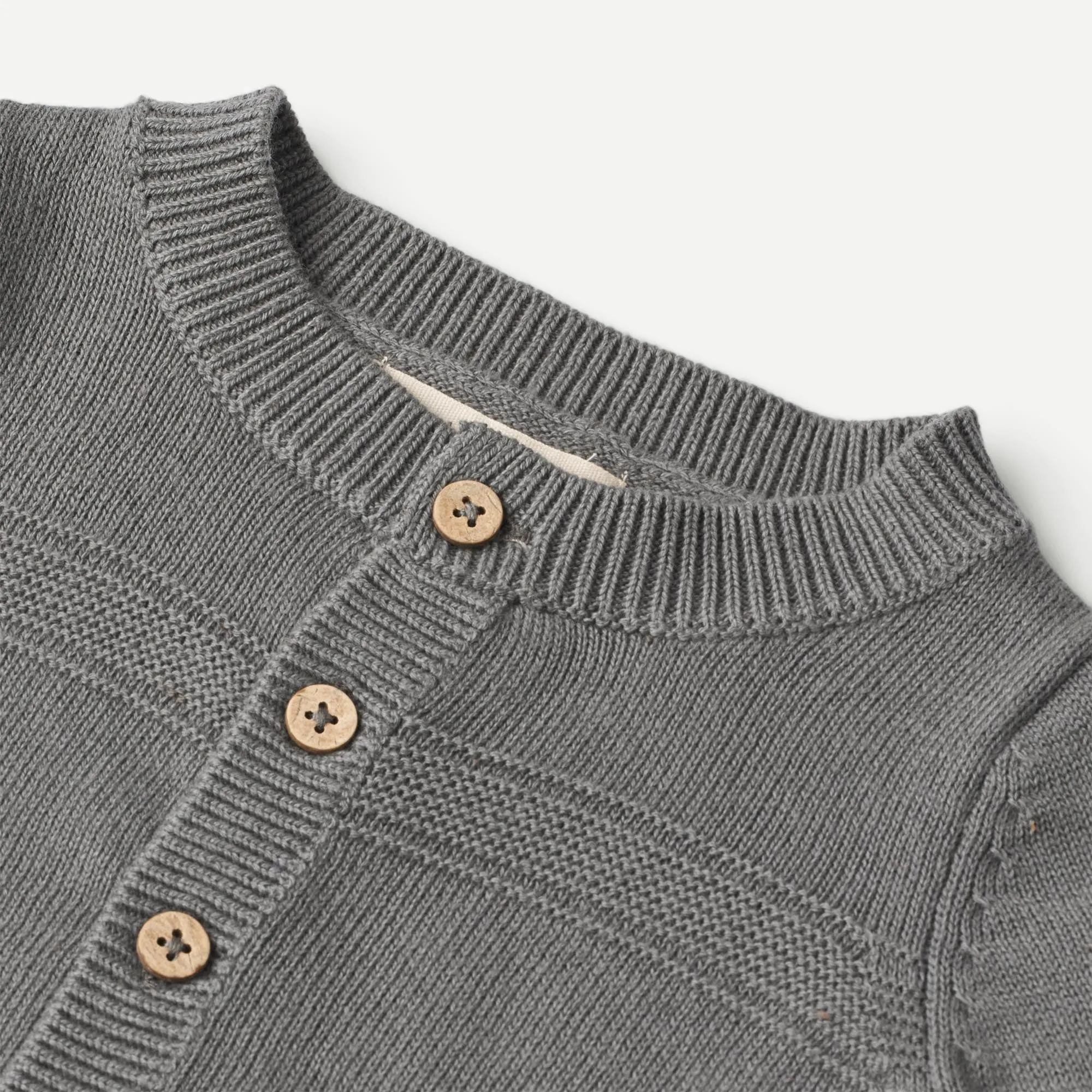 Knit Cardigan Sofus | Baby - autumn sky
