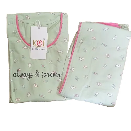 KOI SLEEPWEAR CUTE PRINTED NIGHTSUIT