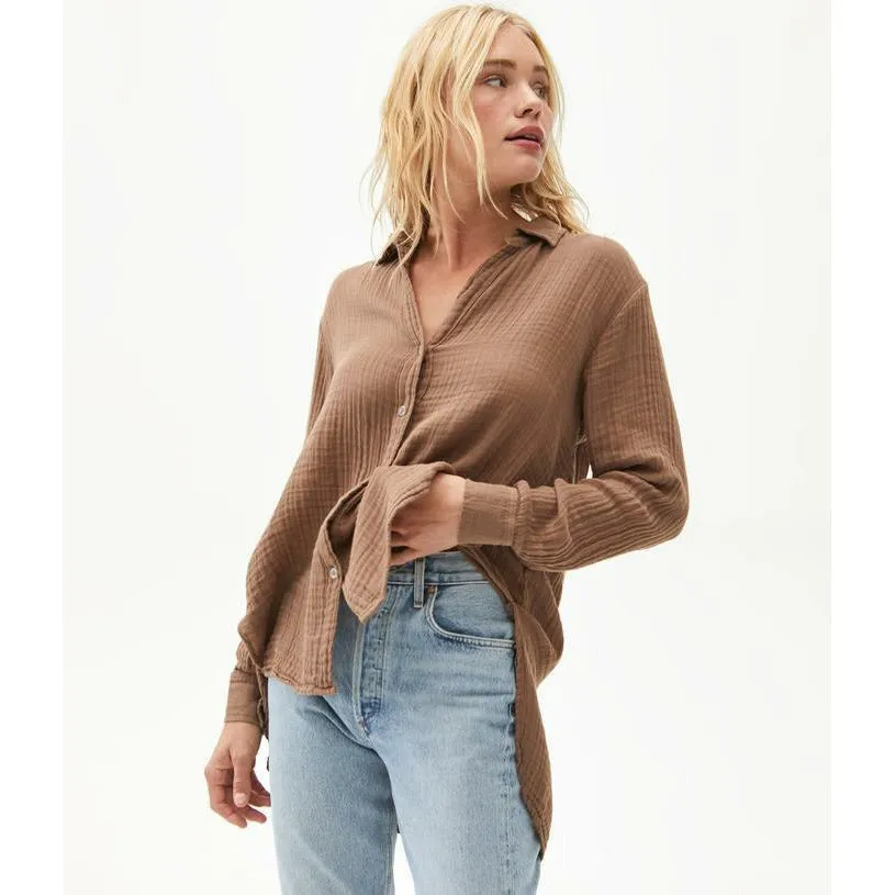 Leo Button Down Top