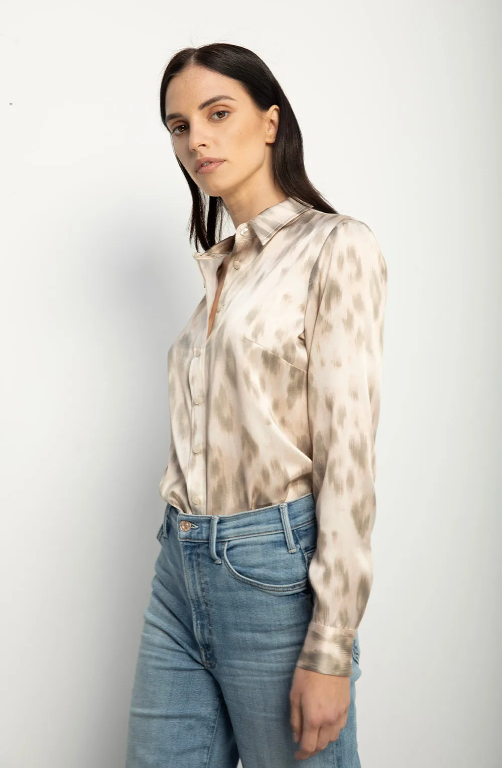 Long Sleeve Blouse   Nude Kitty