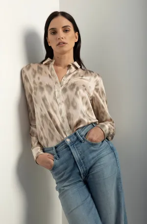 Long Sleeve Blouse   Nude Kitty