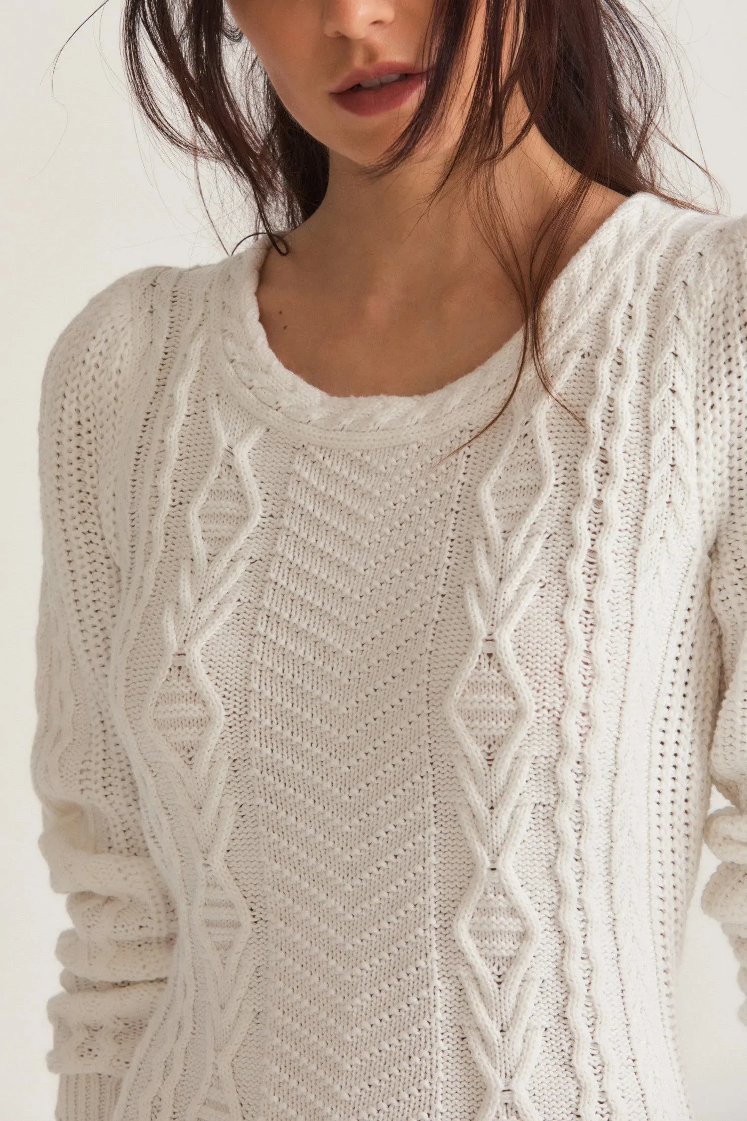 Loveshackfancy Simmonette Mini Dress in Cream
