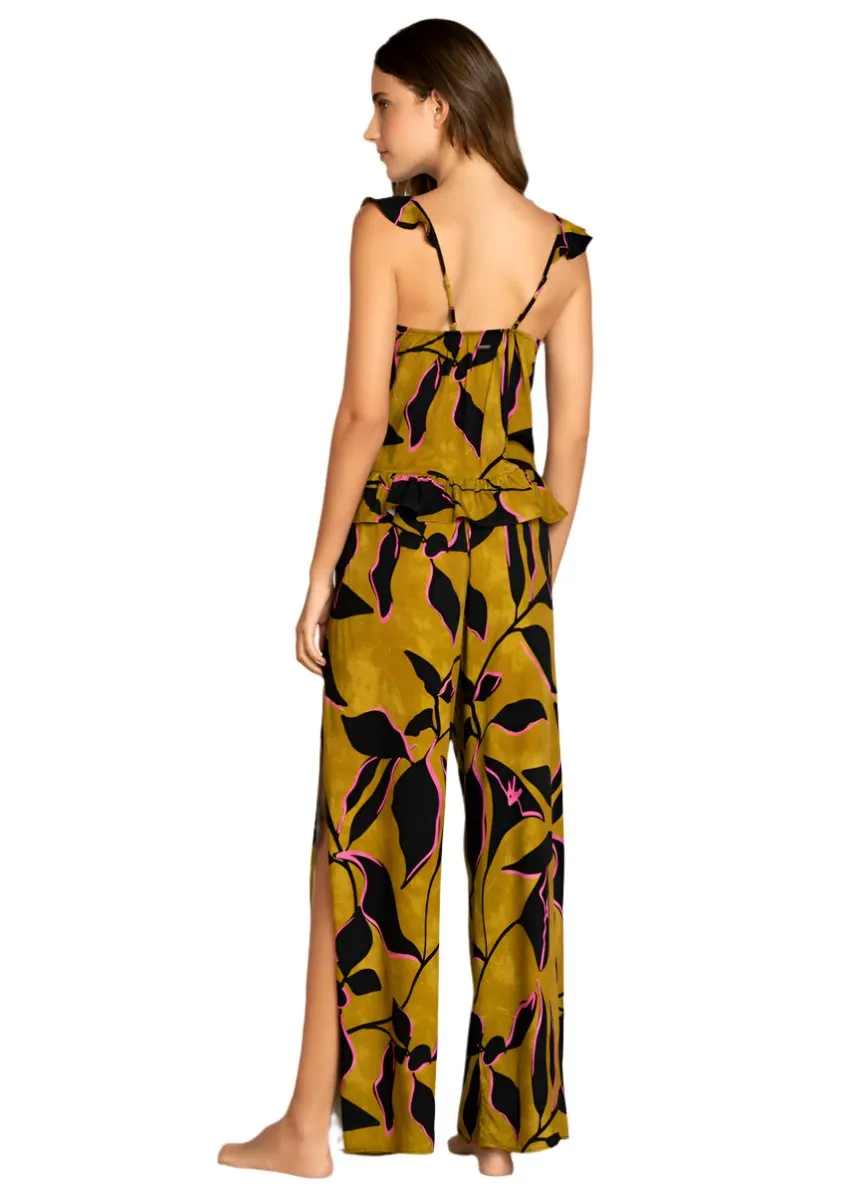 Maaji Electric Leaves Harper Sleeveless Pant Set