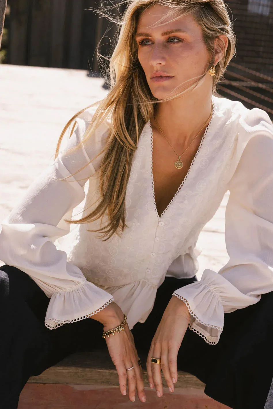 Mary Lace Blouse - FINAL SALE