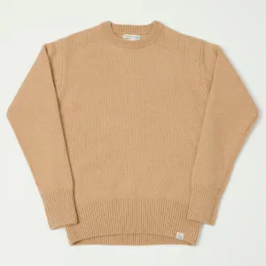 Merz b. Schwanen LOCC01 Knit Crew Neck Pullover - Toffee