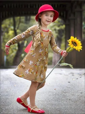 More Flowers, Less Drama A-Line Dress