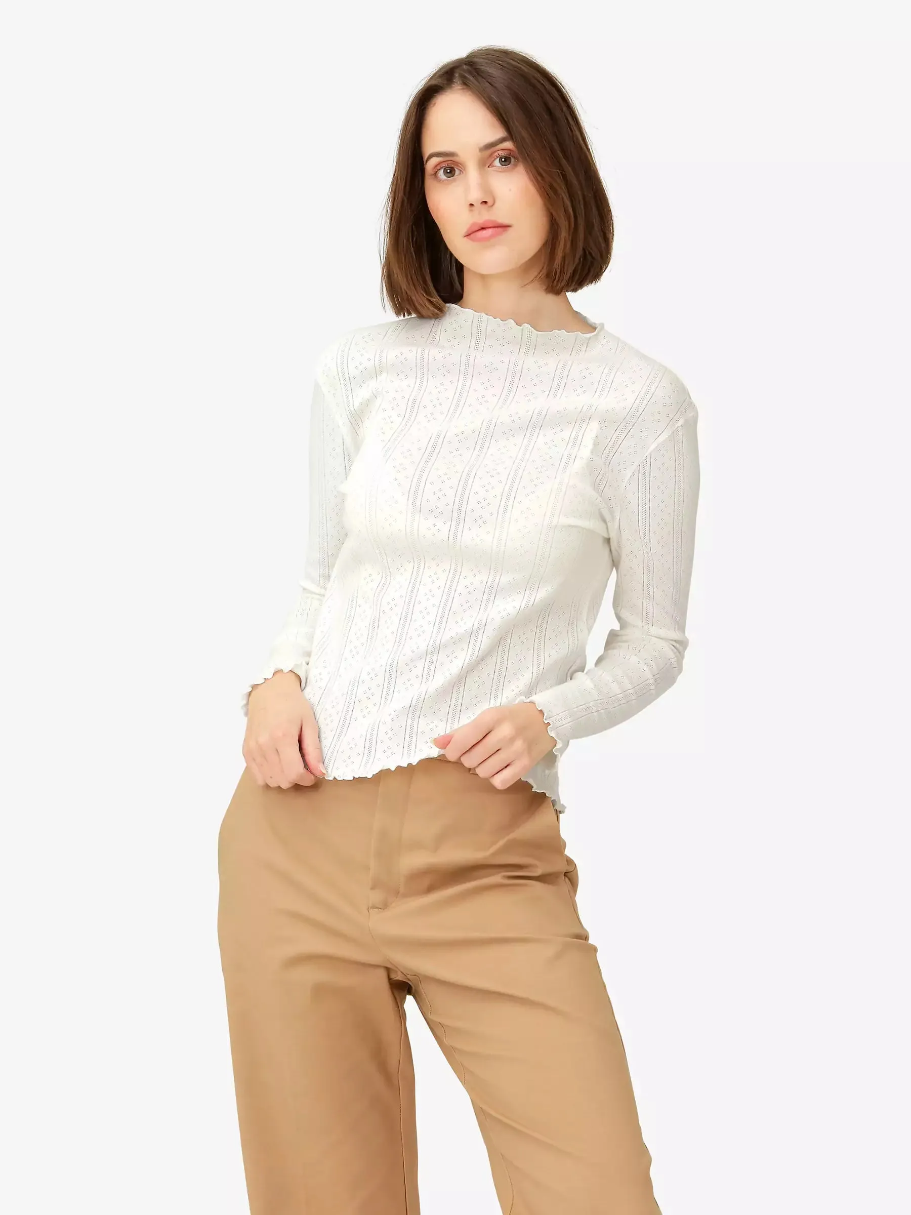Noa Noa Mindy Top - Cloud Dancer