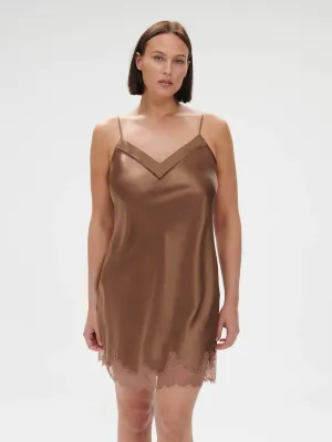 Nocturne Silk Dress - Macchiato