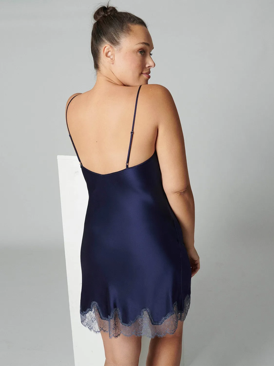 Nocturne Silk Dress - Midnight