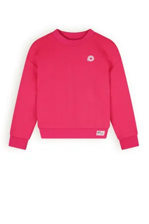 NoNo Konono logo sweater in soft furry sweat
