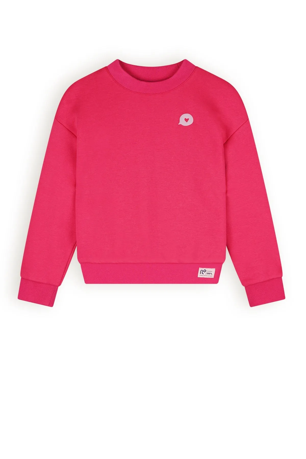 NoNo Konono logo sweater in soft furry sweat