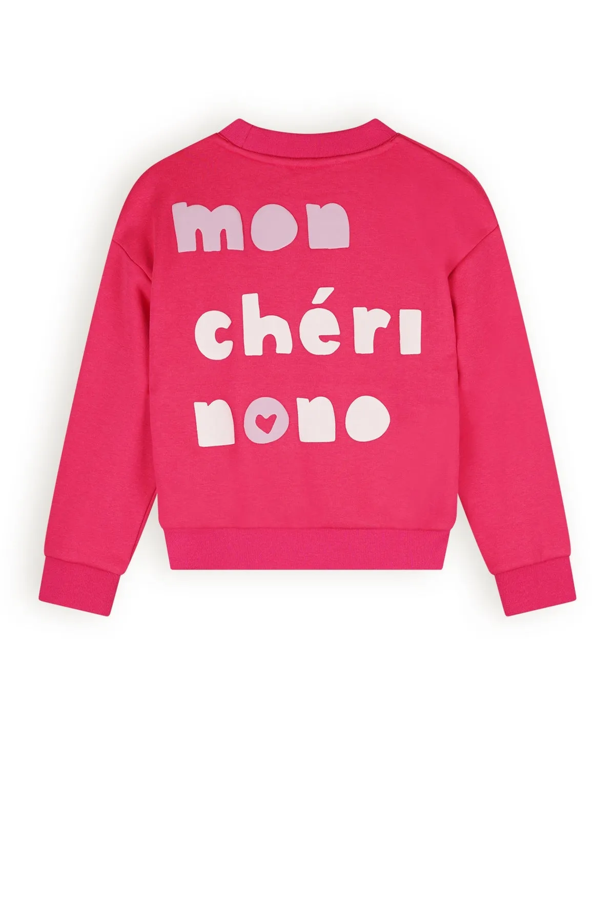 NoNo Konono logo sweater in soft furry sweat