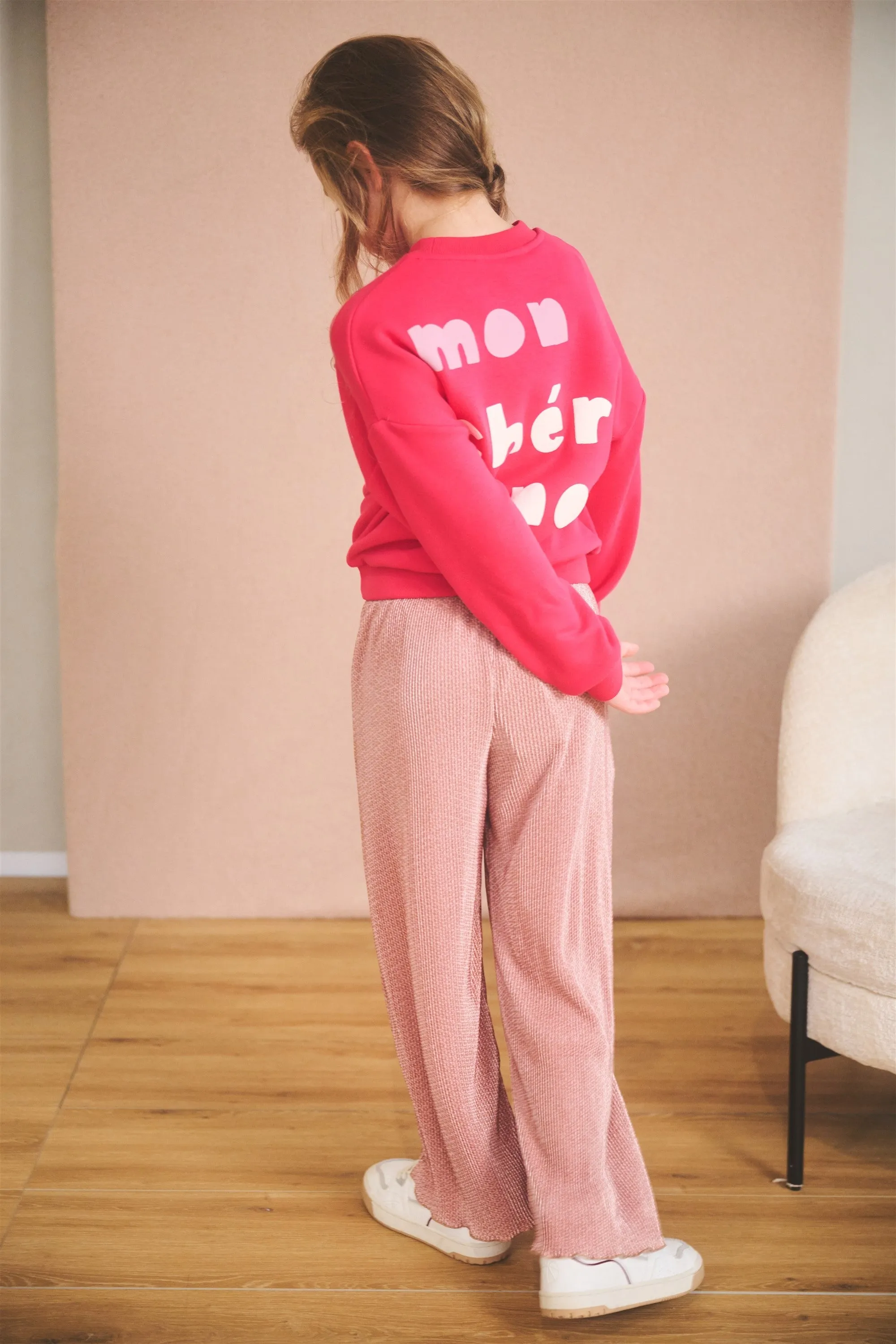 NoNo Konono logo sweater in soft furry sweat