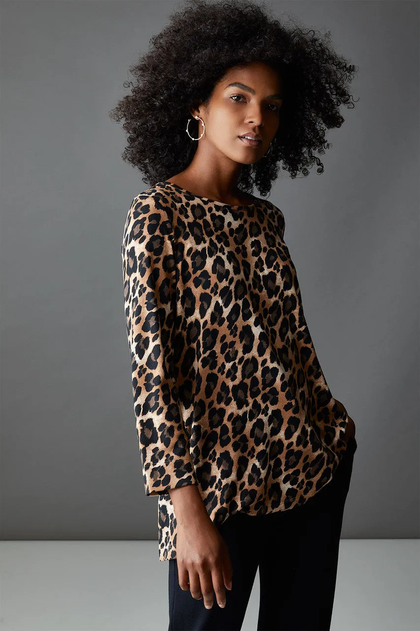 Ombre Leopard Top