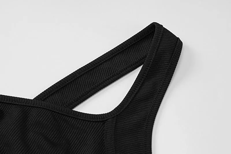 One Shoulder Strappy Jumpsuit