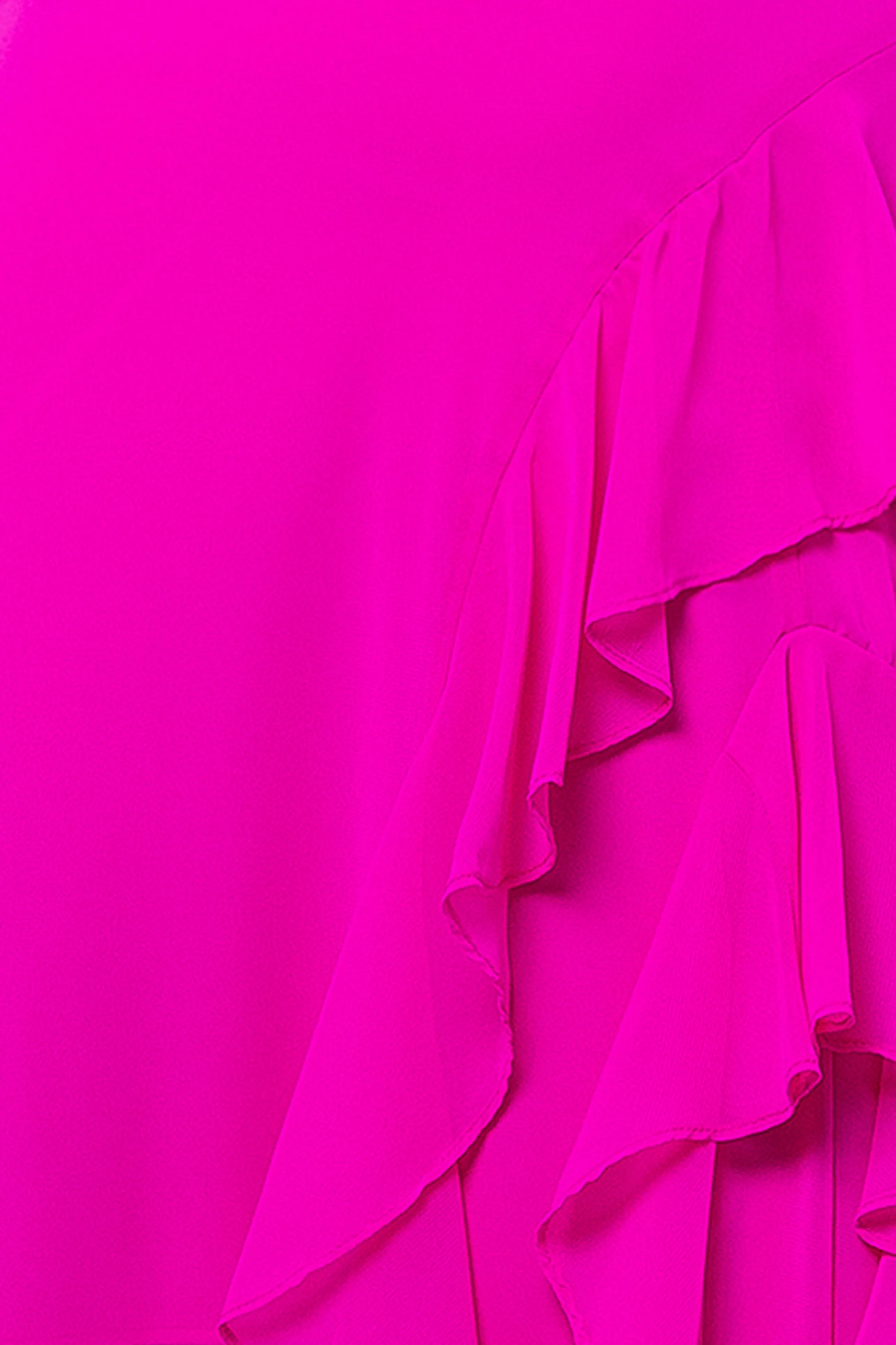 "Helen" Long Chiffon Halter Neck Dress