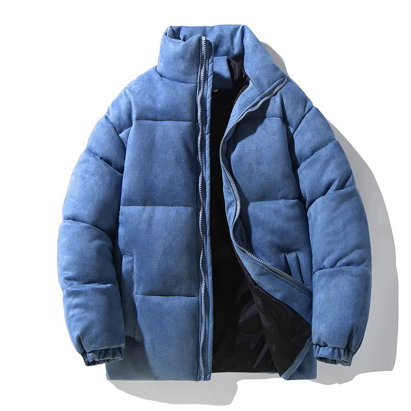 Saismo Suede Puffer Parka