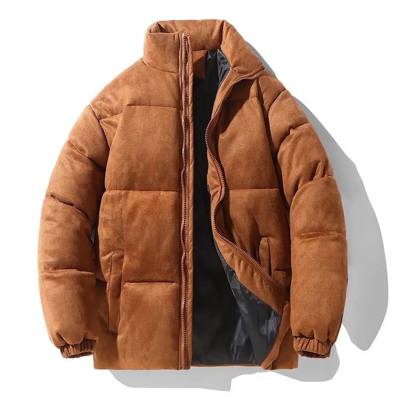 Saismo Suede Puffer Parka