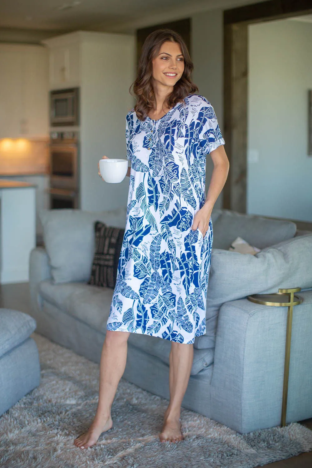 Serra Every Day Nursing Lounge Dress & Swaddle Blanket Set (XXL Only)
