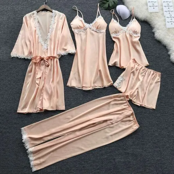 Simona - 5-pieces set attractive pajamas