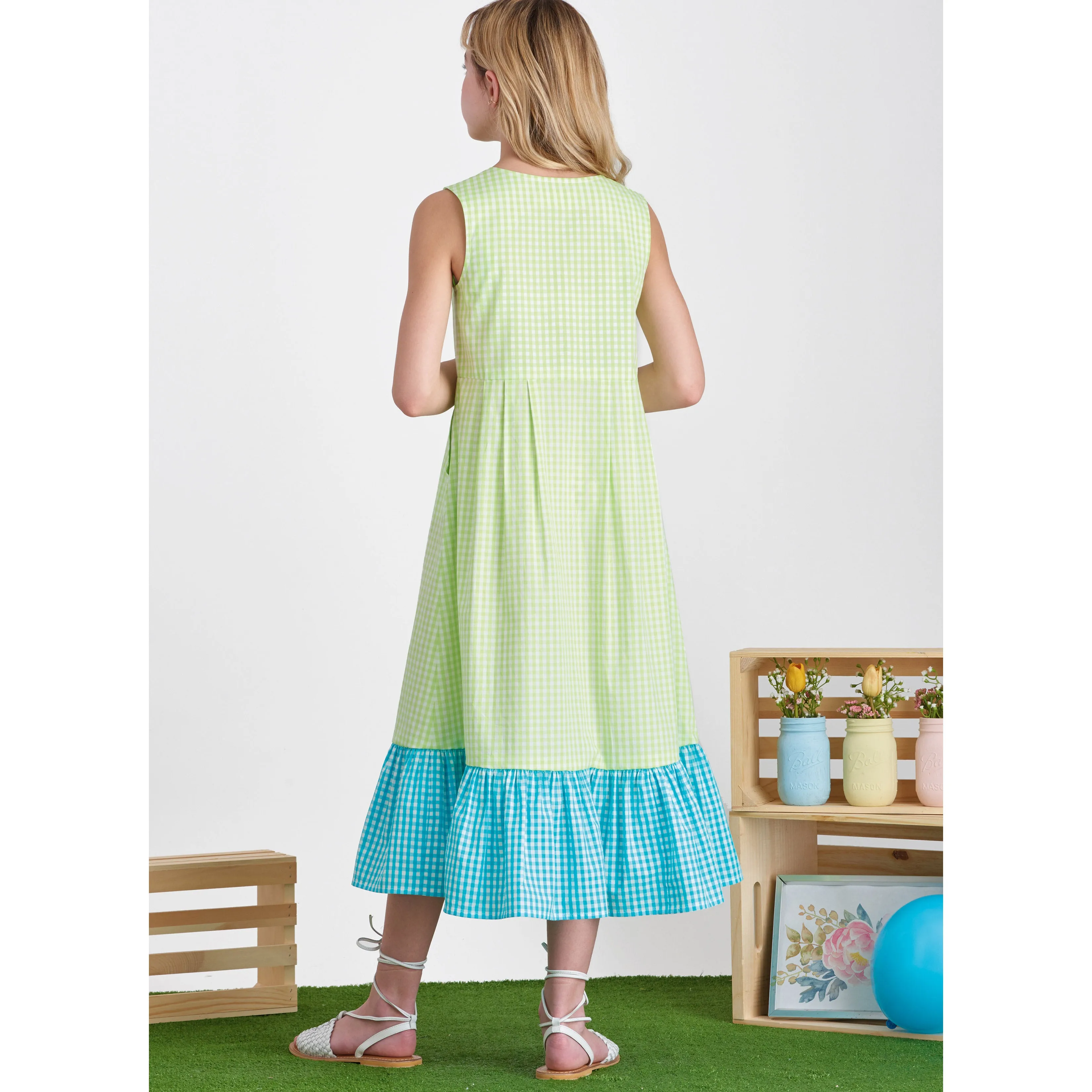 Simplicity Pattern SS9617 Children's and Girls' Jumpsuit, Romper and Dress