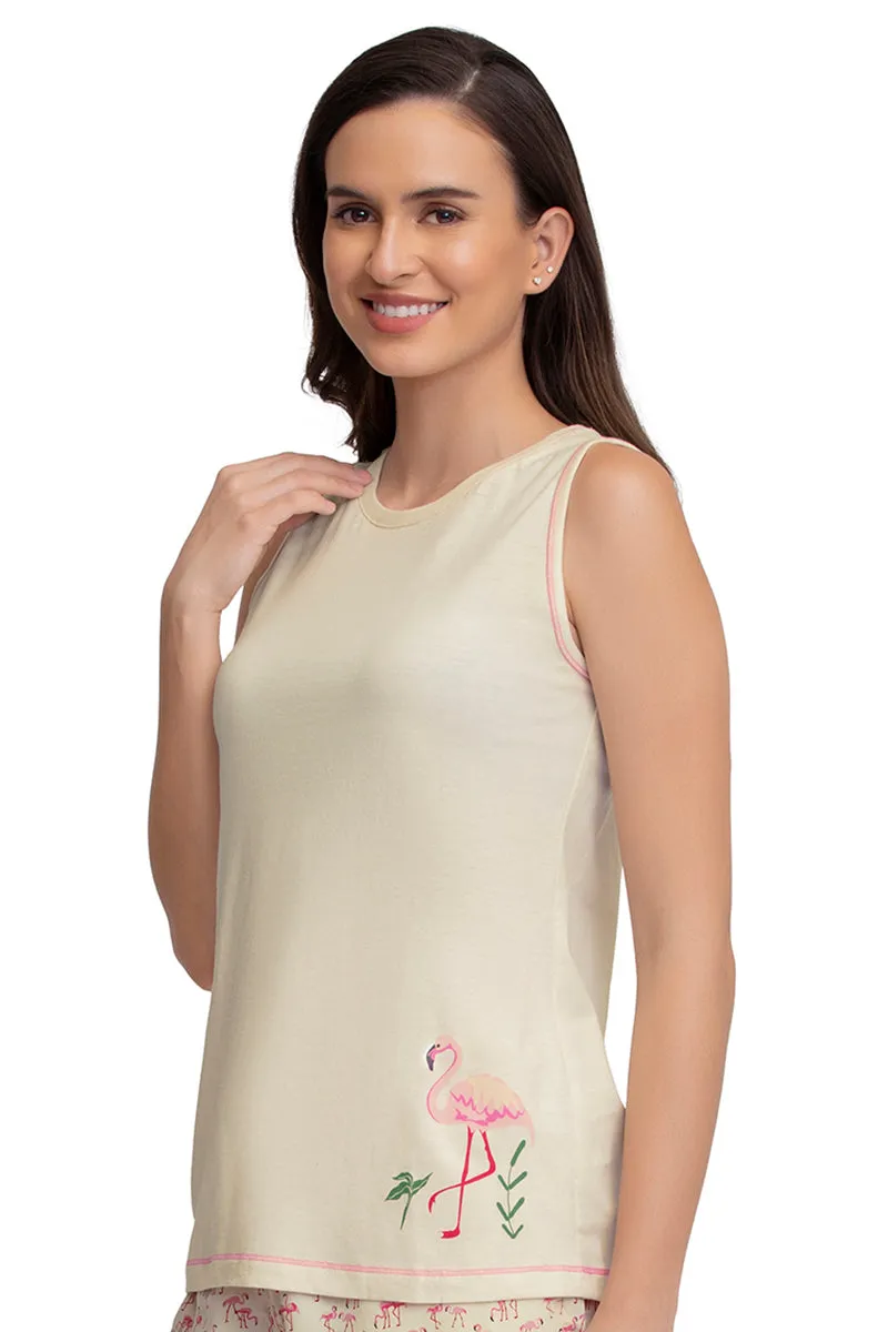 Sleep Tank Top - Whitesmoke