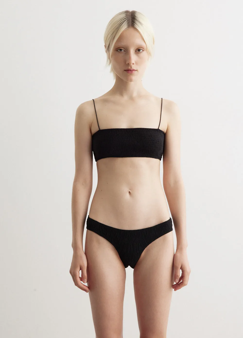 Smocked Mini Bikini Bottoms